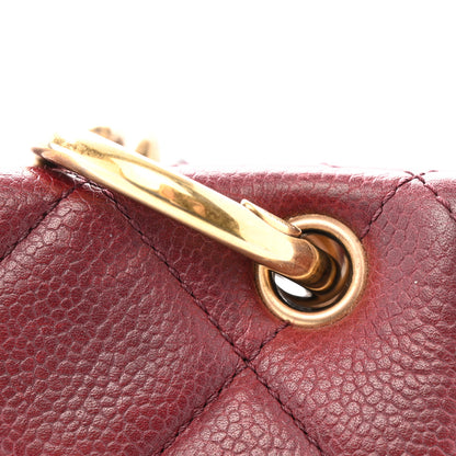 Chanel Caviar Quilted Large Retro Class Flap Burgundy 12 of 15