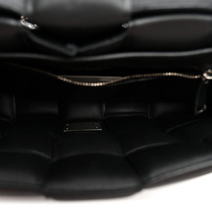 Bottega Veneta Lambskin Maxi Intreccio Padded Chain Cassette Crossbody Bag Black 5 of 10