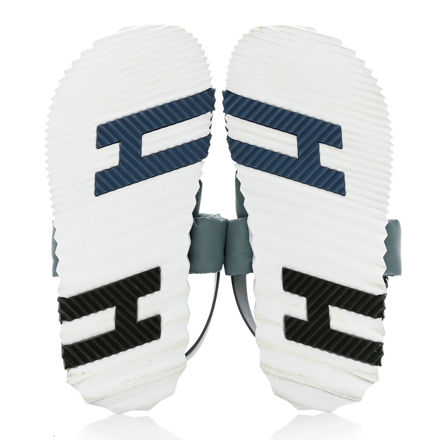 Parachute Fabric Calfskin Womens Electric Sandals 40 Bleu Bleu Pinede