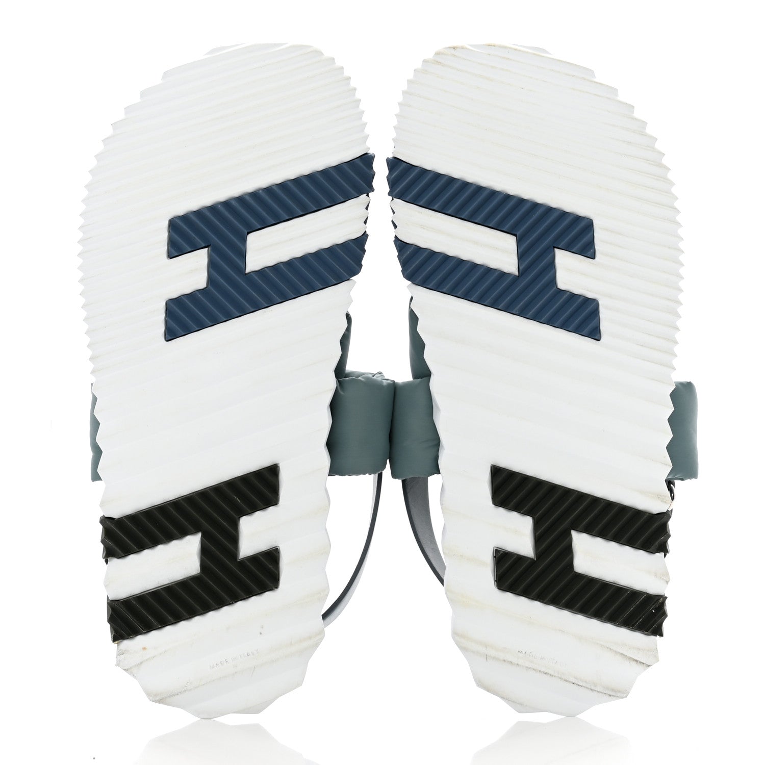 Hermes Parachute Fabric Calfskin Womens Electric Sandals 40 Bleu Bleu Pinede 5 of 14