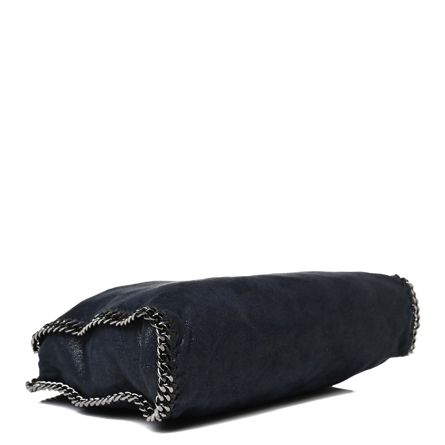 Stella McCartney Metallic Shaggy Deer Small Falabella Tote Navy 3 of 13
