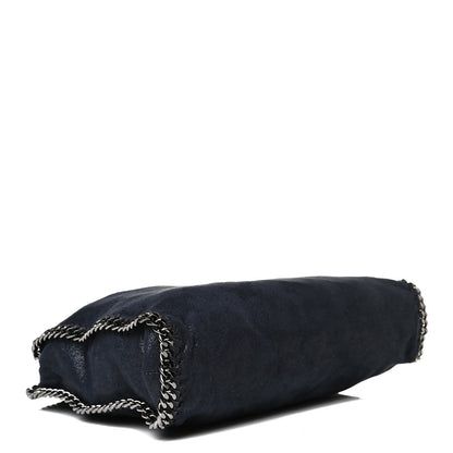 Stella McCartney Metallic Shaggy Deer Small Falabella Tote Navy 3 of 13