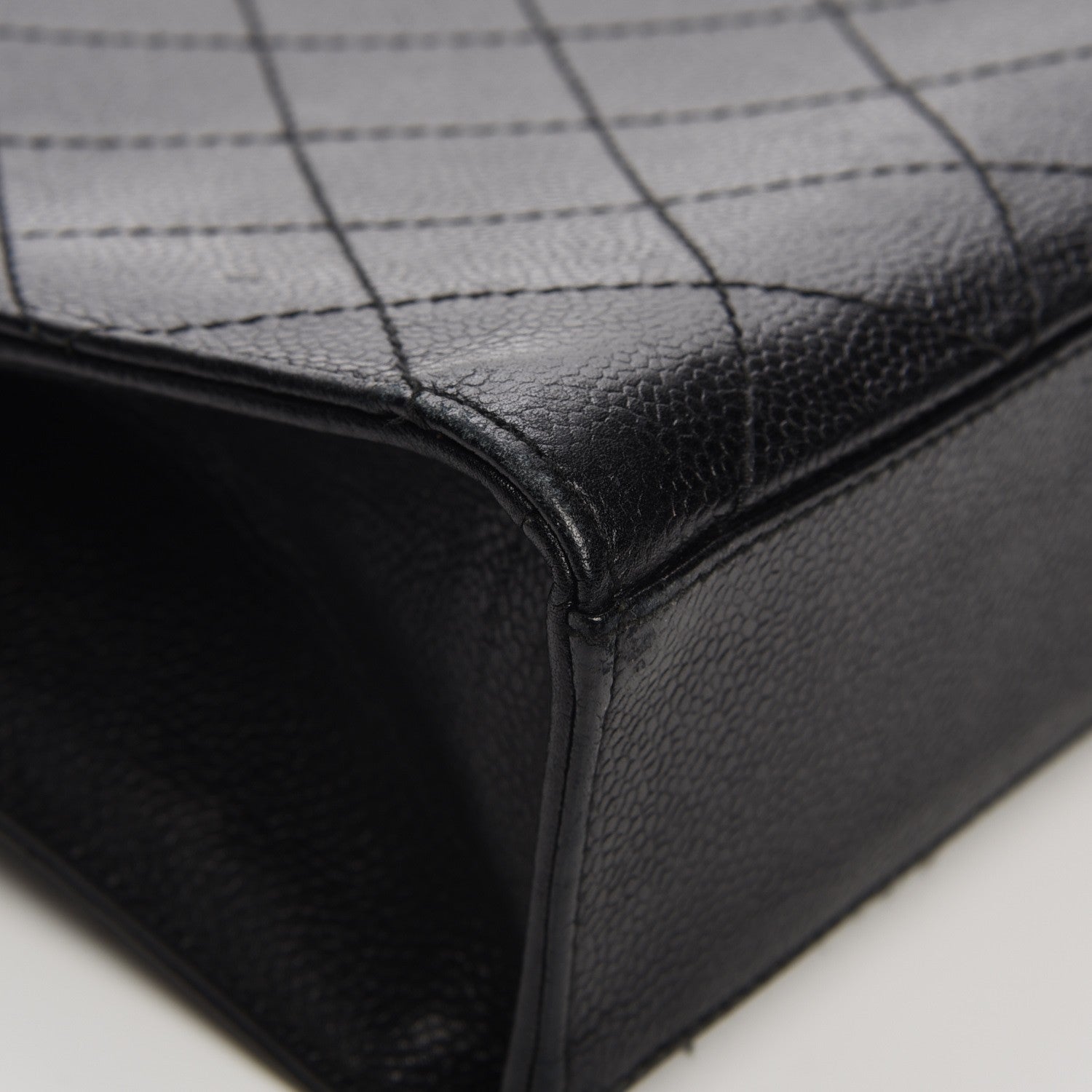 Chanel Caviar CC Shopper Tote Black 10 of 17