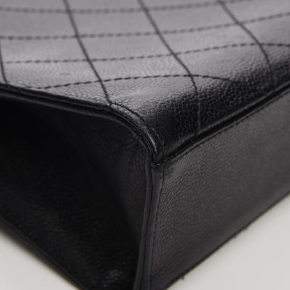 Chanel Caviar CC Shopper Tote Black 10 of 17