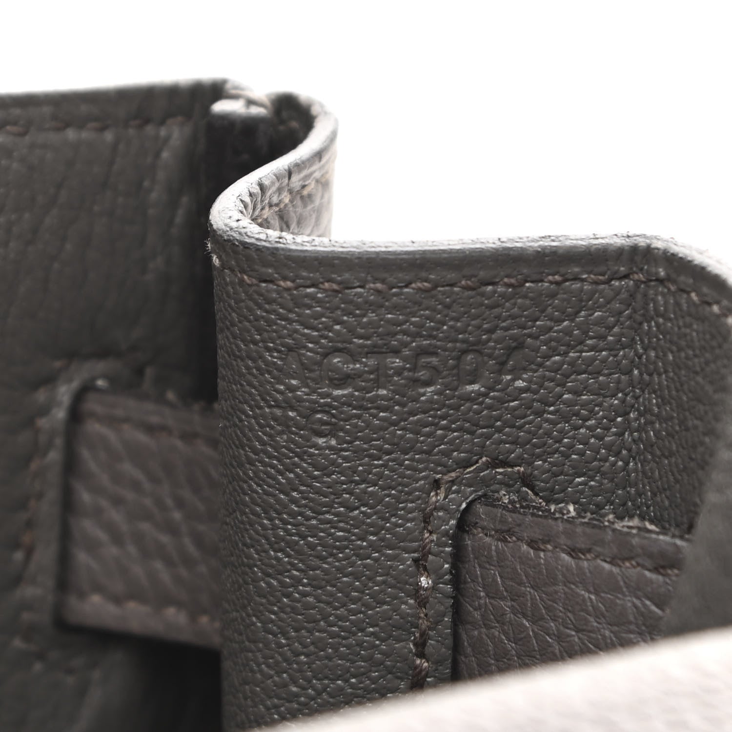 Hermes Togo Kelly Retourne 32 Etain 8 of 15