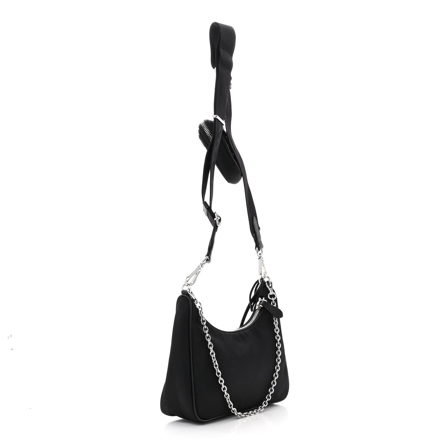 Prada Nylon Re-Edition 2005 Shoulder Bag Black 3 of 11