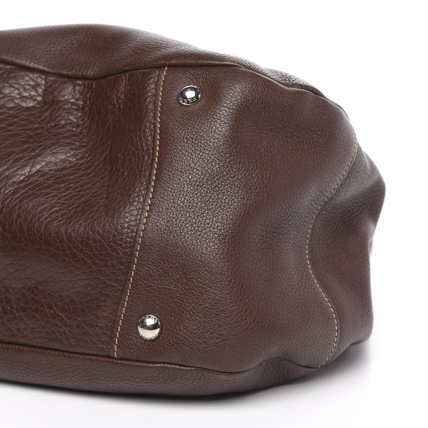 Vitello Daino Shoulder Bag Bruciato