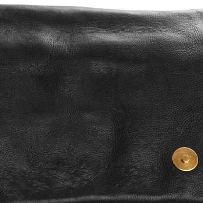 Chanel Calfskin Quilted Large Retro Chain Flap Black 11 of 13