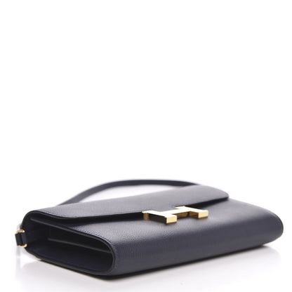 Hermes Evercolor Constance Wallet To Go Bleu Nuit 4 of 9