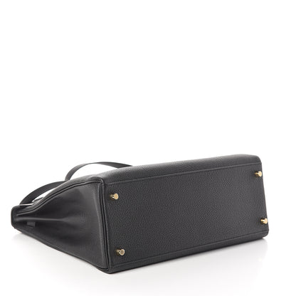 Hermes Togo Kelly Retourne 35 Black 5 of 33