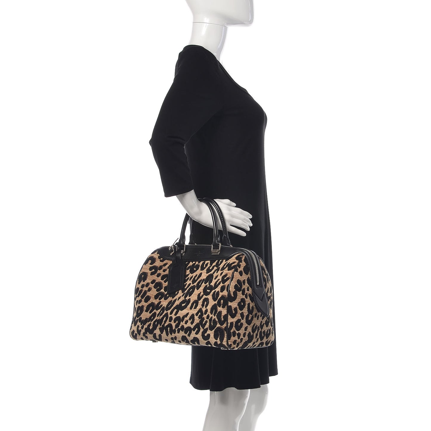 Jacquard Velvet Leopard Print Stephen Sprouse Speedy