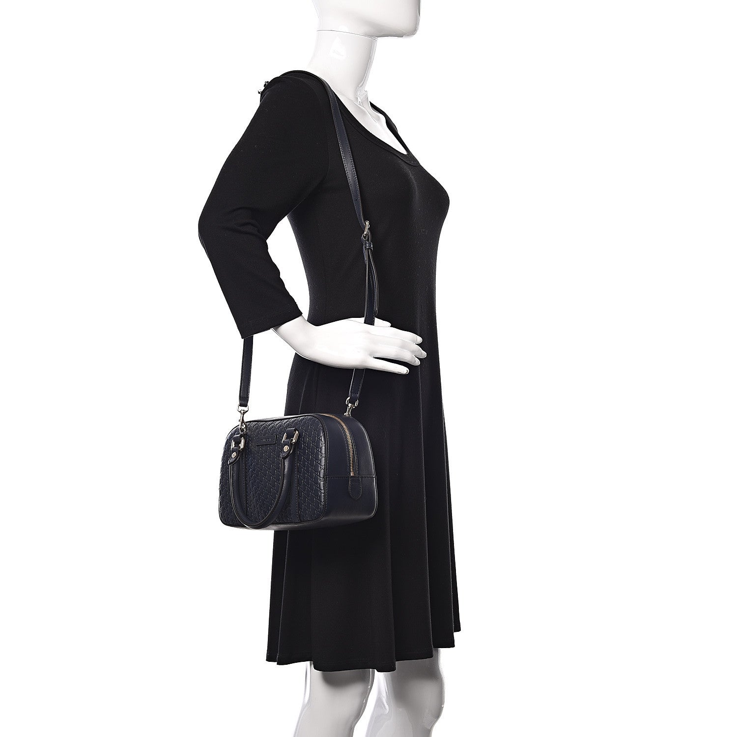Gucci Soft Microguccissima Small Crossbody Bag Blue 2 of 10
