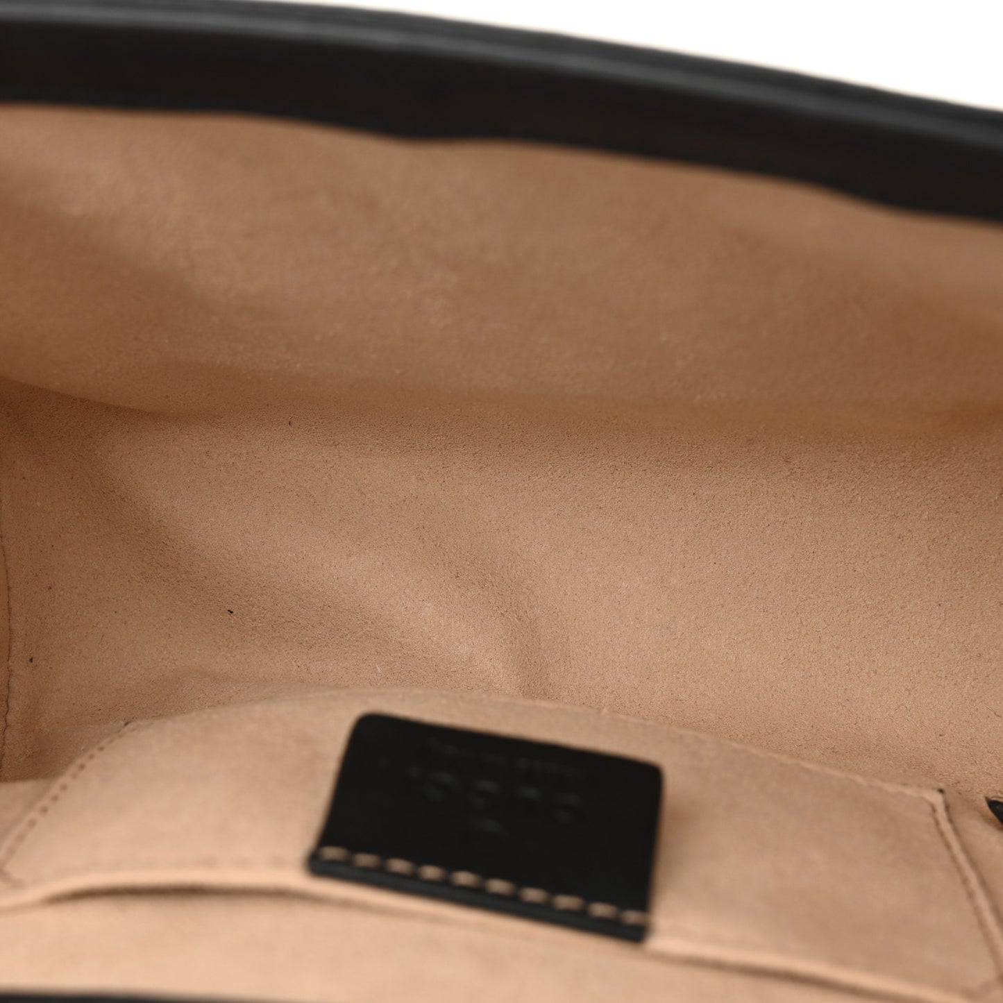 GG Supreme Monogram Bees Small Padlock Shoulder Bag Black