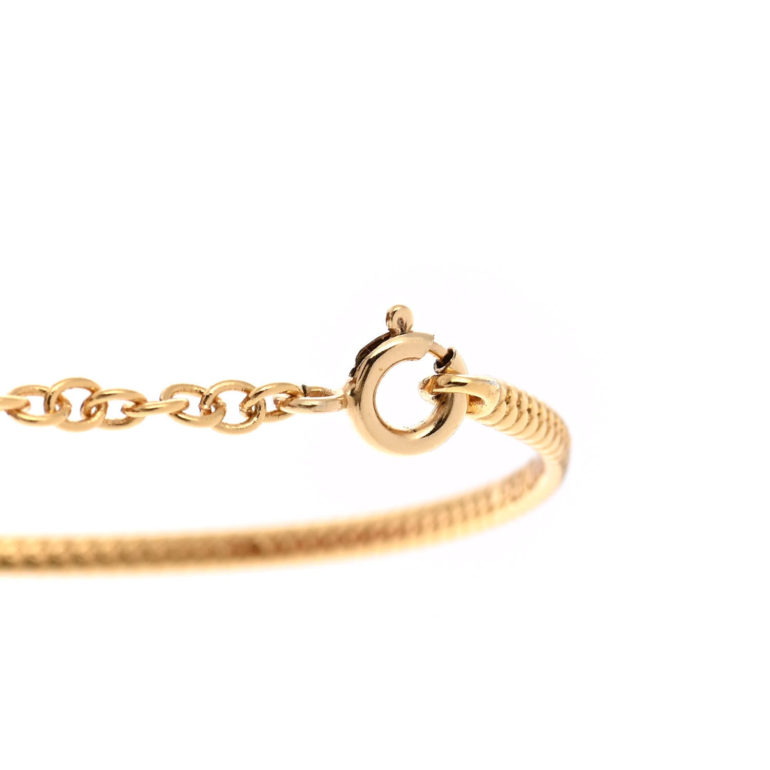 Fendi Metal Baguette Bracelet Gold 6 of 7