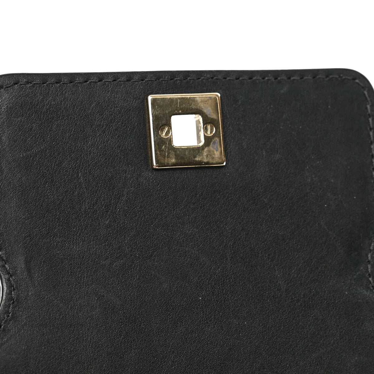 Calfskin Flower Embroidered Medium Palazzo Empire Bag Black Multicolor