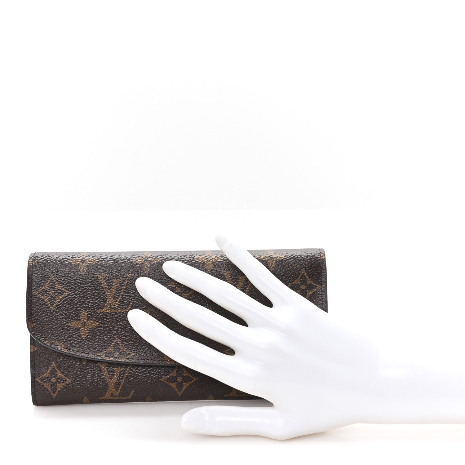 Louis Vuitton Monogram Emilie Wallet Rose Ballerine 2 of 6
