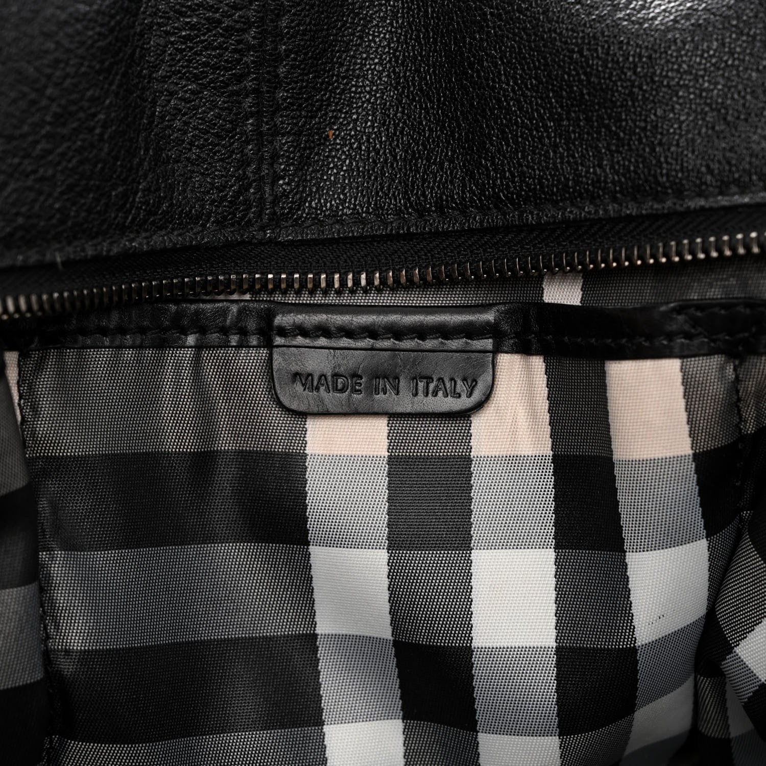 Burberry Calfskin Drawstring Tote Black 6 of 12