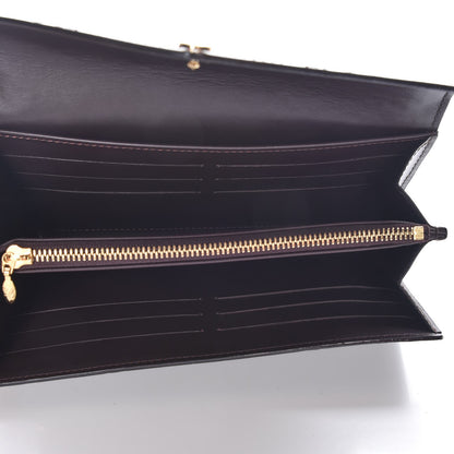 Louis Vuitton Vernis Sarah Wallet NM Amarante 5 of 7