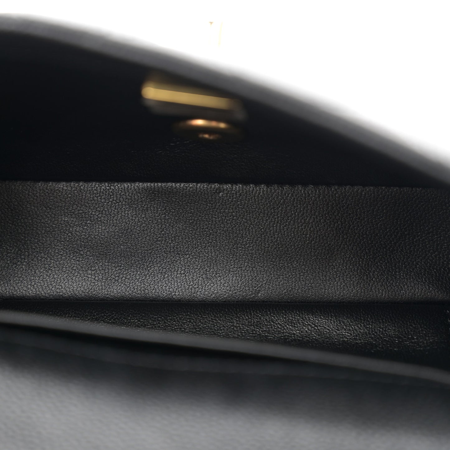 Caviar Quilted Mini Sweetheart Rectangular Flap Black