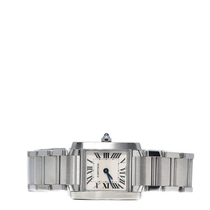 Cartier Stainless Steel 20mm Tank Francaise Quartz Watch 3 of 7
