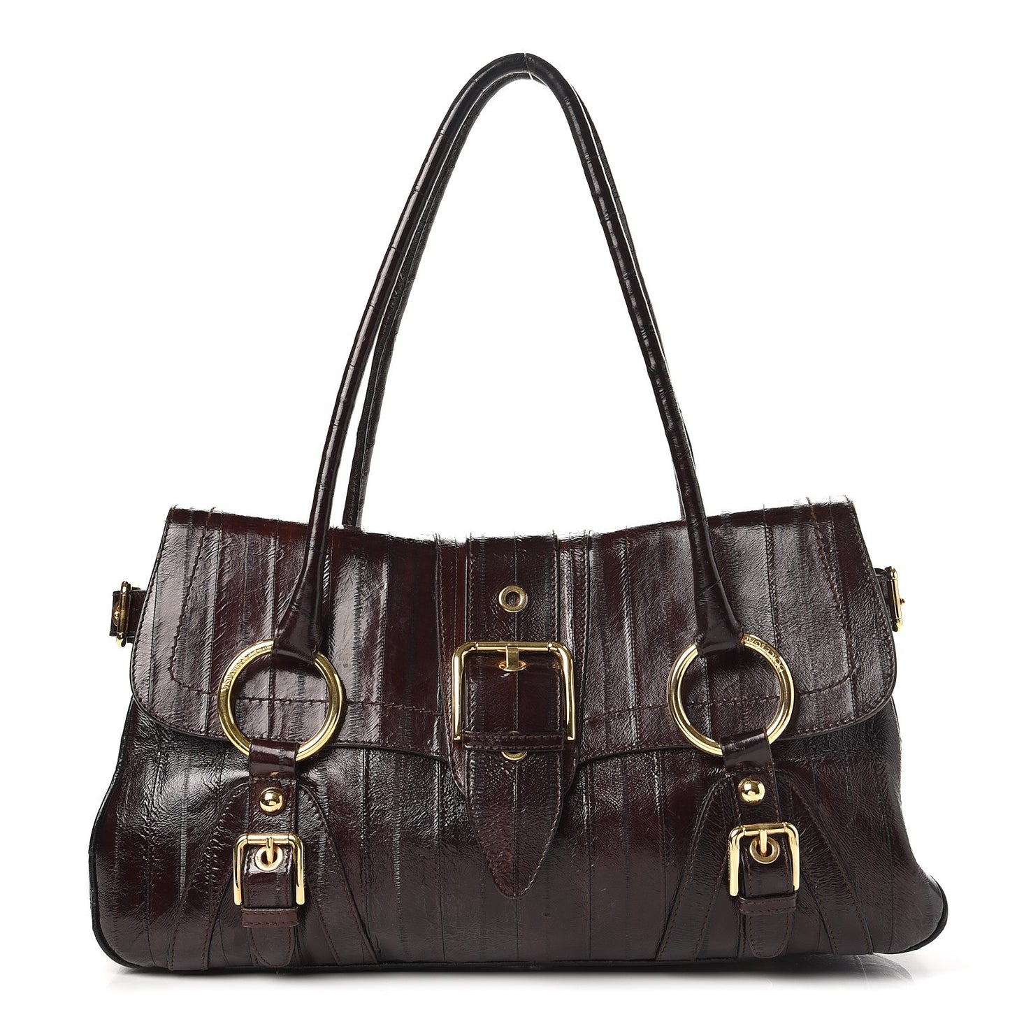 Eel Shoulder Bag Brown