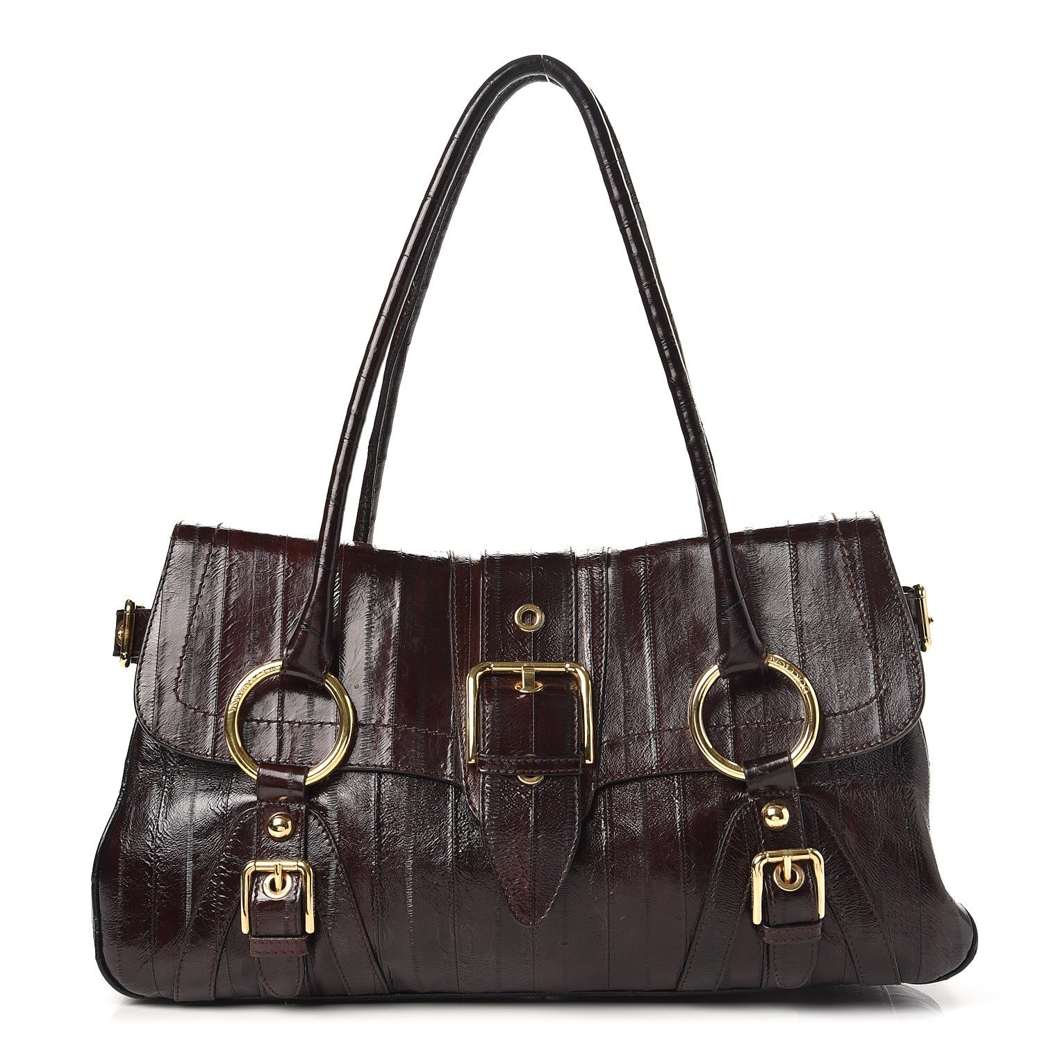 Dolce & Gabbana Eel Shoulder Bag Brown 1 of 14