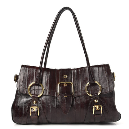 Dolce & Gabbana Eel Shoulder Bag Brown 1 of 14