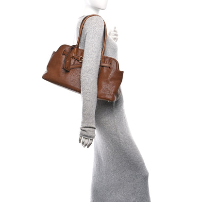 Miu Miu Nappa Large Aventure Bag Cognac Sabbia 3 of 10
