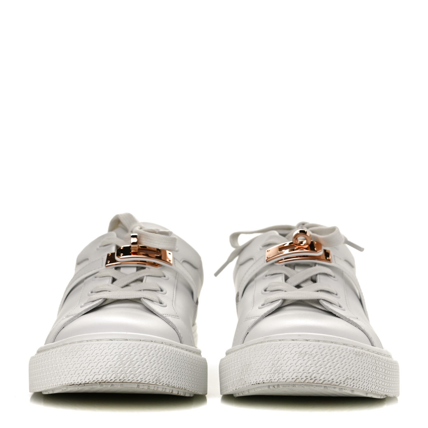 Hermes Calfskin Day Sneakers 40 White 2 of 10