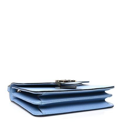 Gucci Dollar Calfskin Small Interlocking G Shoulder Bag Mineral Blue 4 of 11