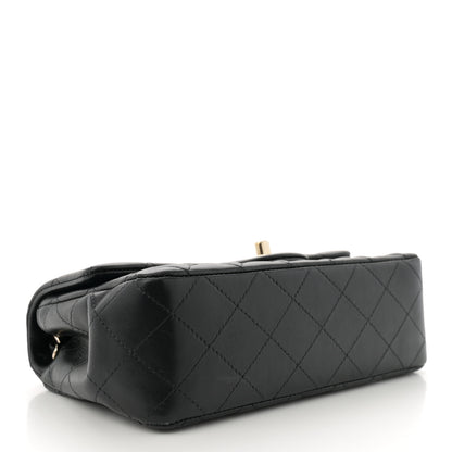 Chanel Lambskin Quilted Mini Rectangular Flap Black 4 of 12