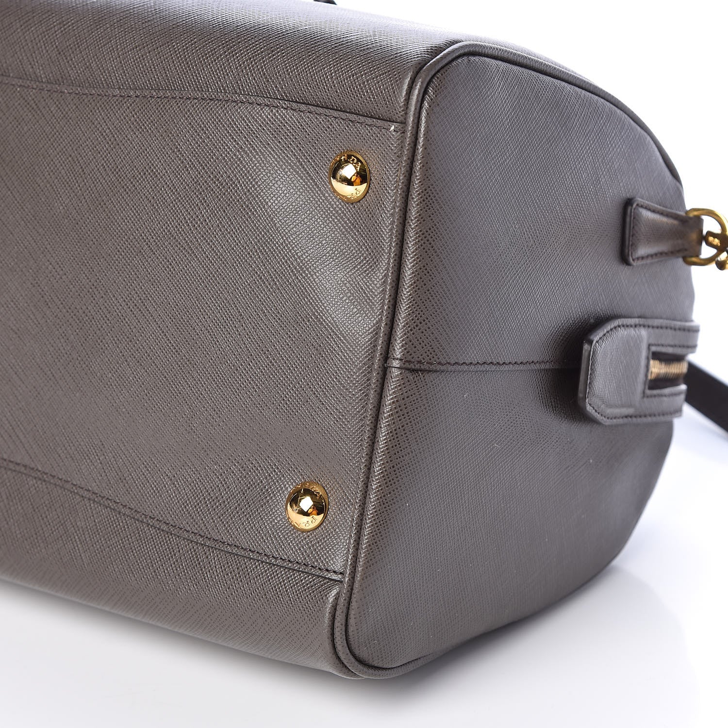 Prada Saffiano Lux Bauletto Grafite 8 of 8