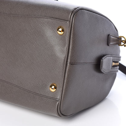 Prada Saffiano Lux Bauletto Grafite 8 of 8