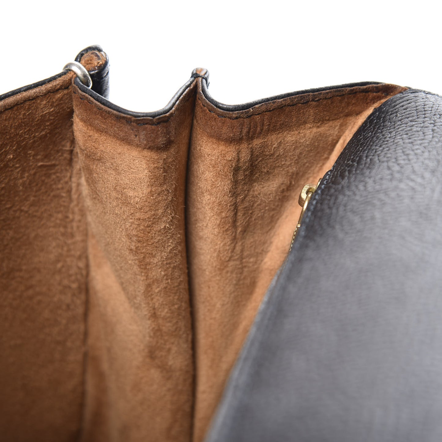 Grained Calfskin Gin Fizz Jumping Satchel Black