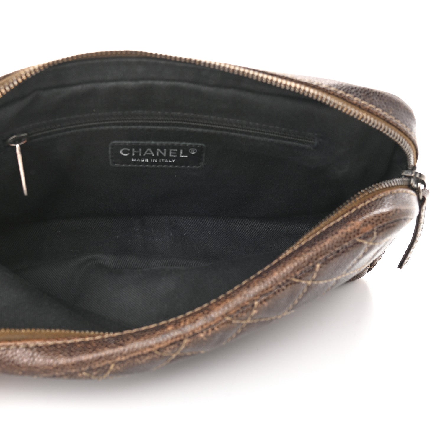 Chanel Iridescent Caviar Quilted Small Chic Flap Brown 6 of 11
