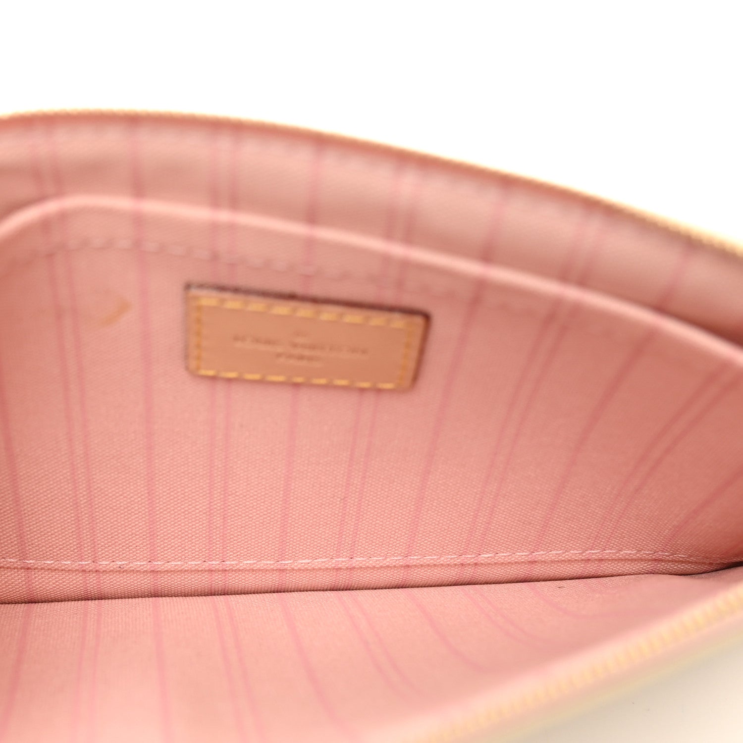 Louis Vuitton Damier Azur Neverfull MM GM Pochette Rose Ballerine 8 of 9