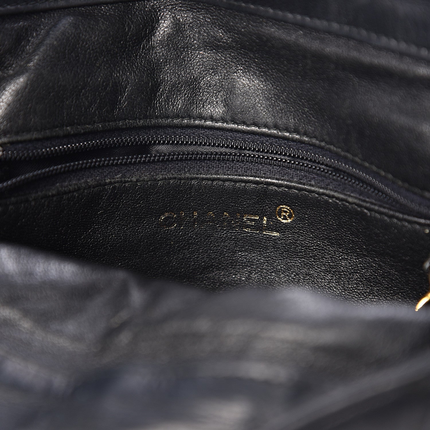 Chanel Lambskin Quilted Flap Shoulder Bag Black 5 of 10