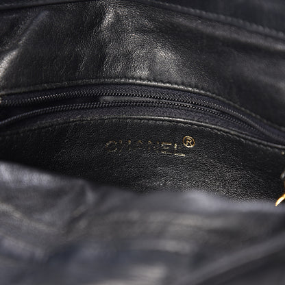 Chanel Lambskin Quilted Flap Shoulder Bag Black 5 of 10