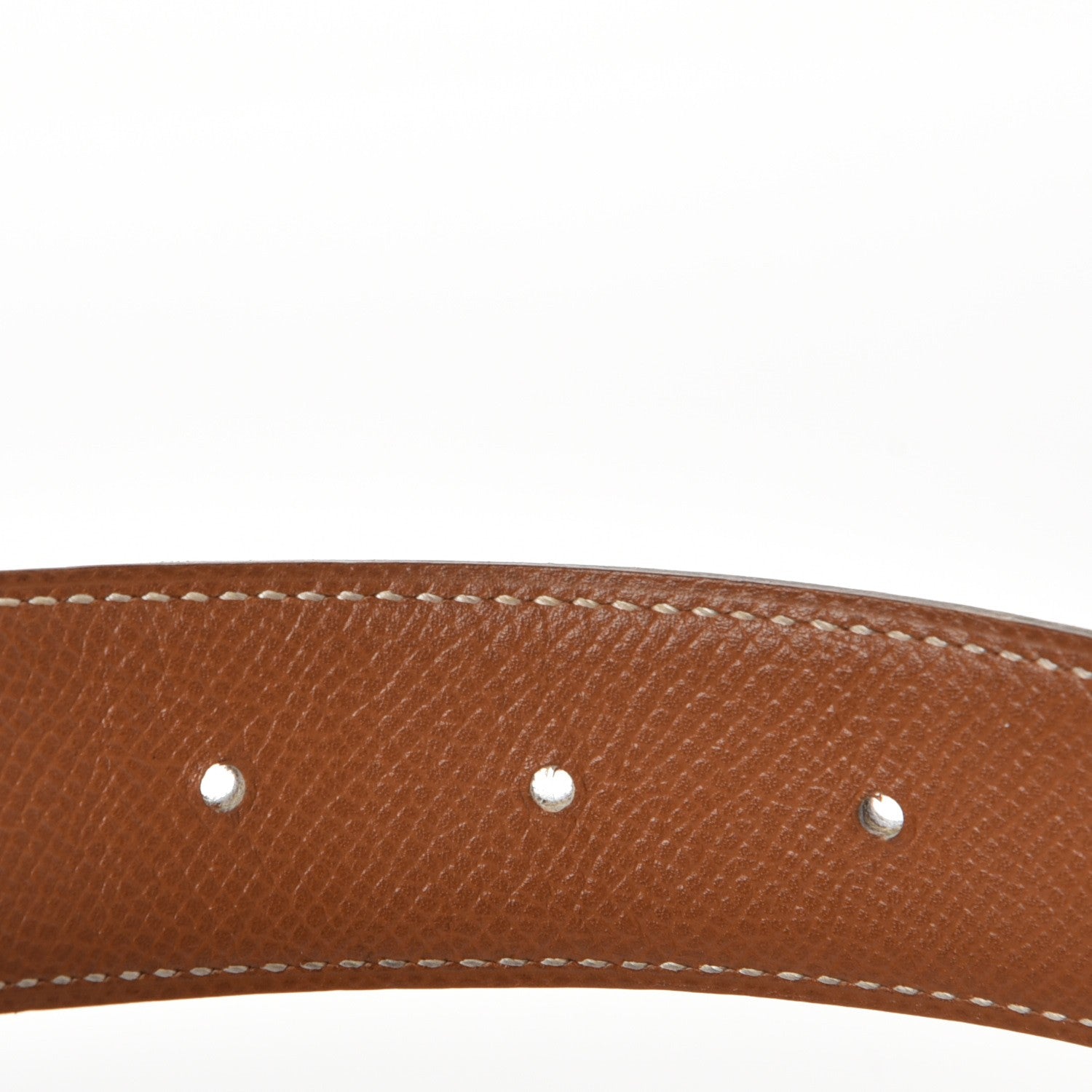 Hermes Box Epsom 32mm H Belt 72 Black Gold 6 of 11
