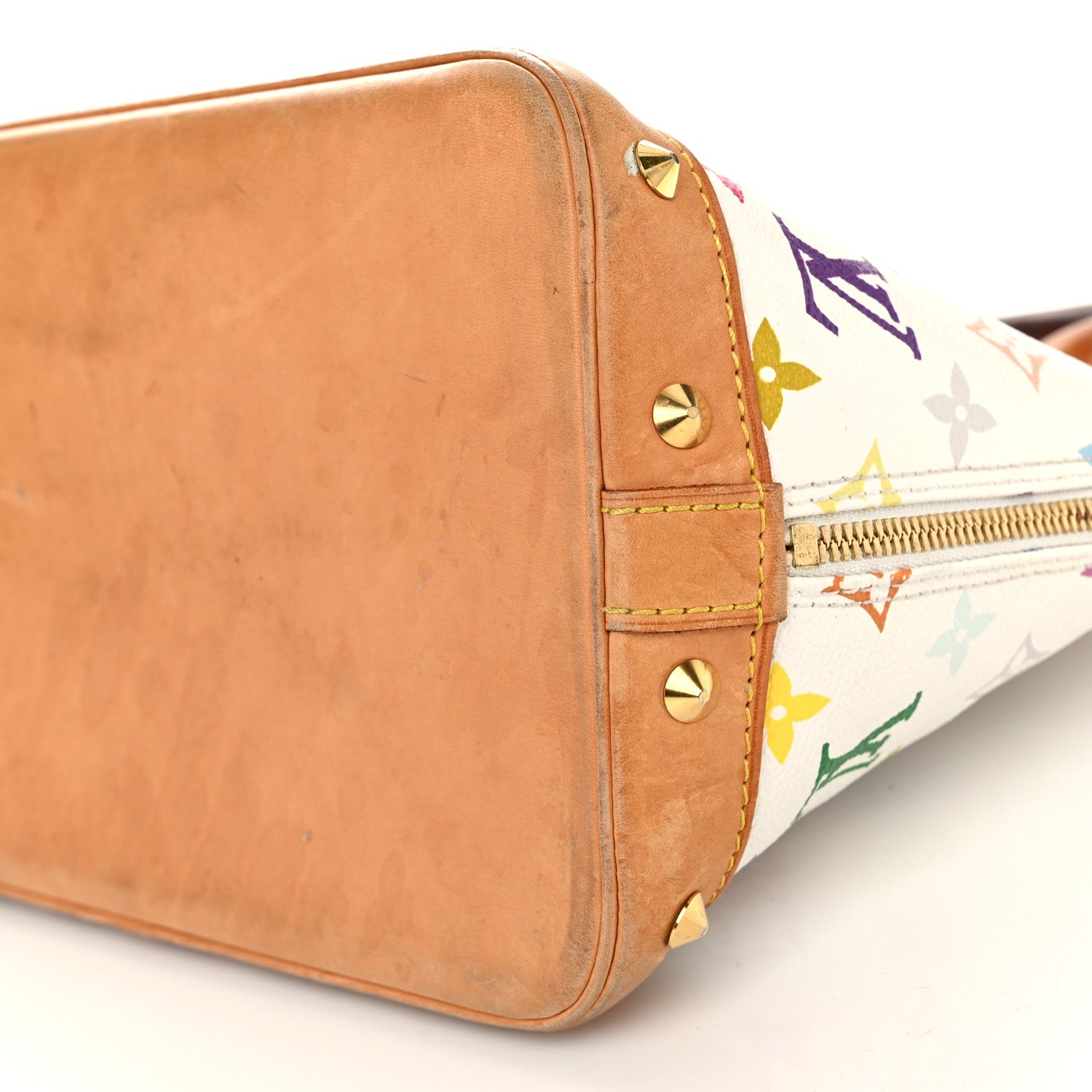 Louis Vuitton Monogram Multicolor Alma White 9 of 13