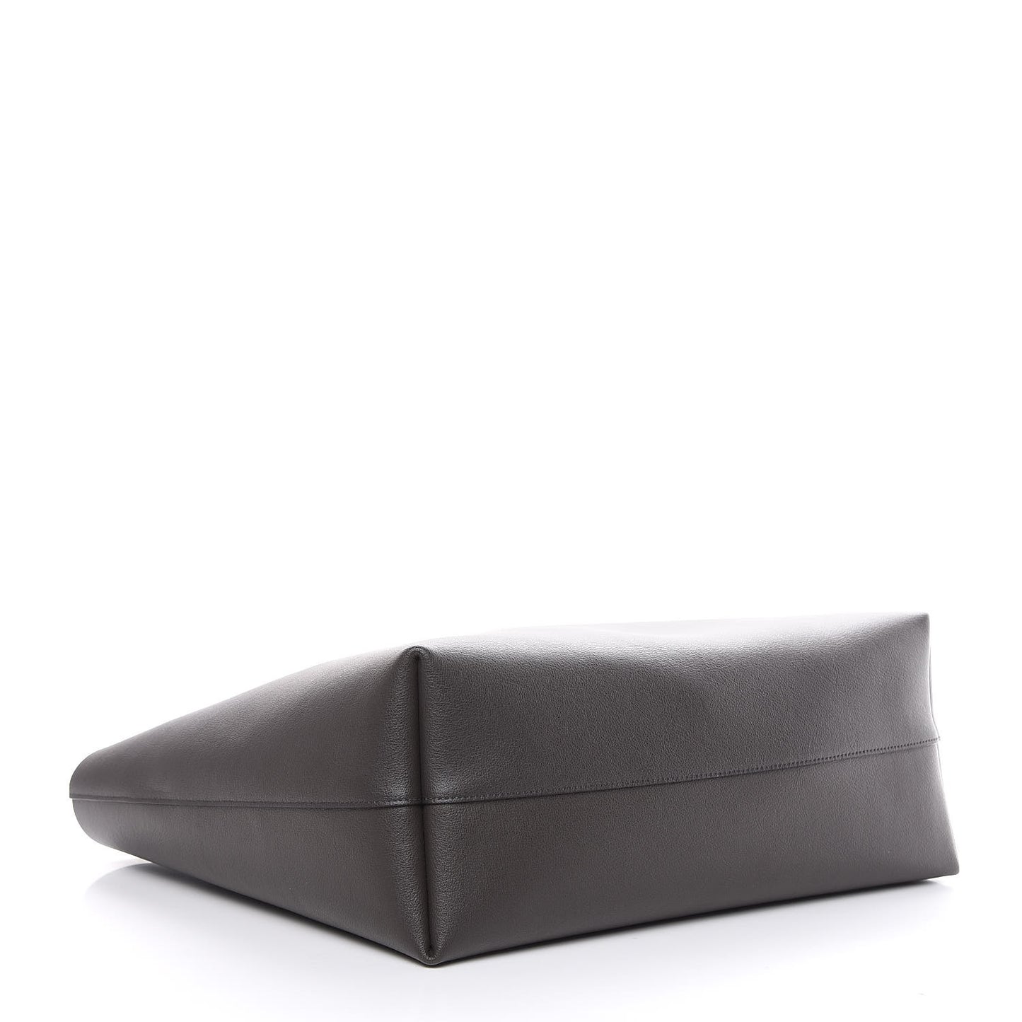Calfskin Large Shopping Tote Coal