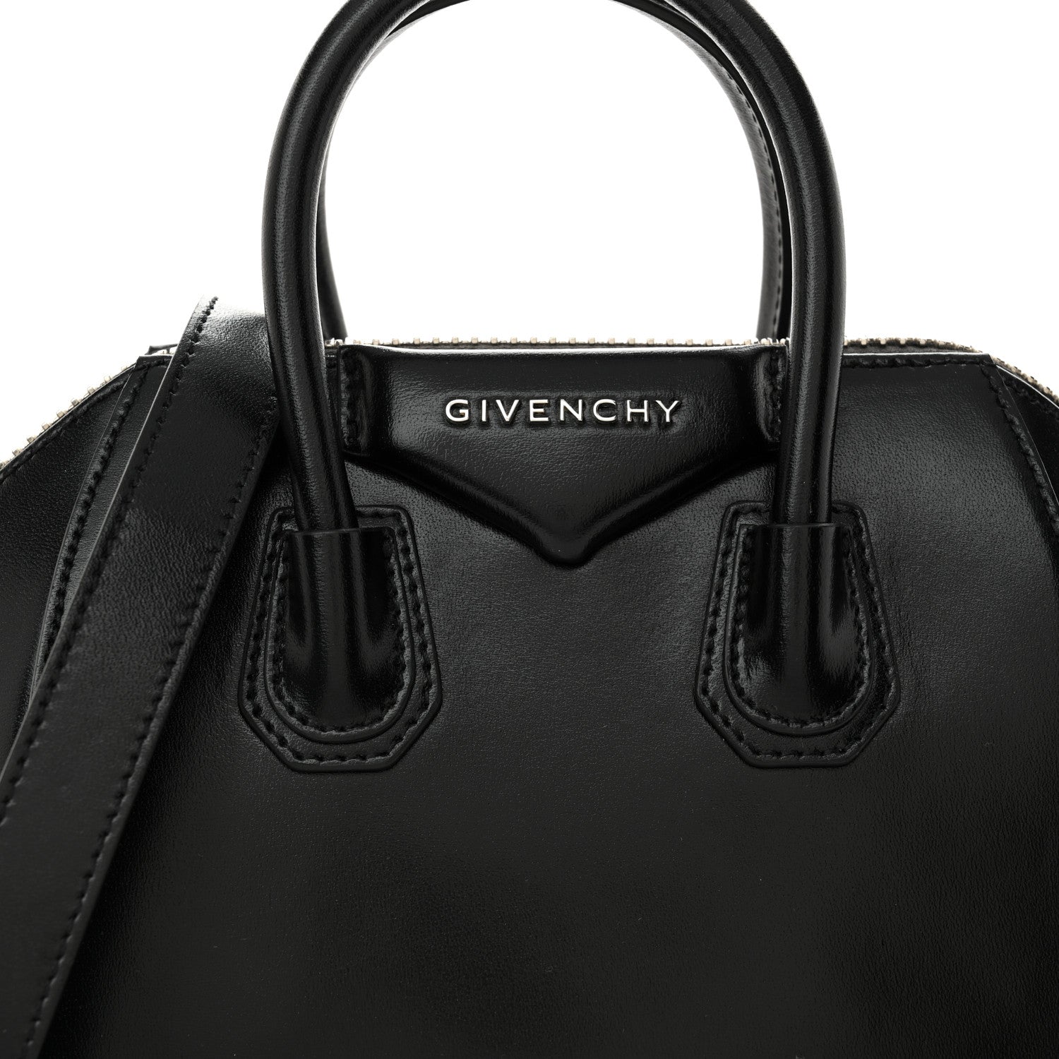 Givenchy Shiny Lord Calfskin Mini Antigona Black 8 of 10