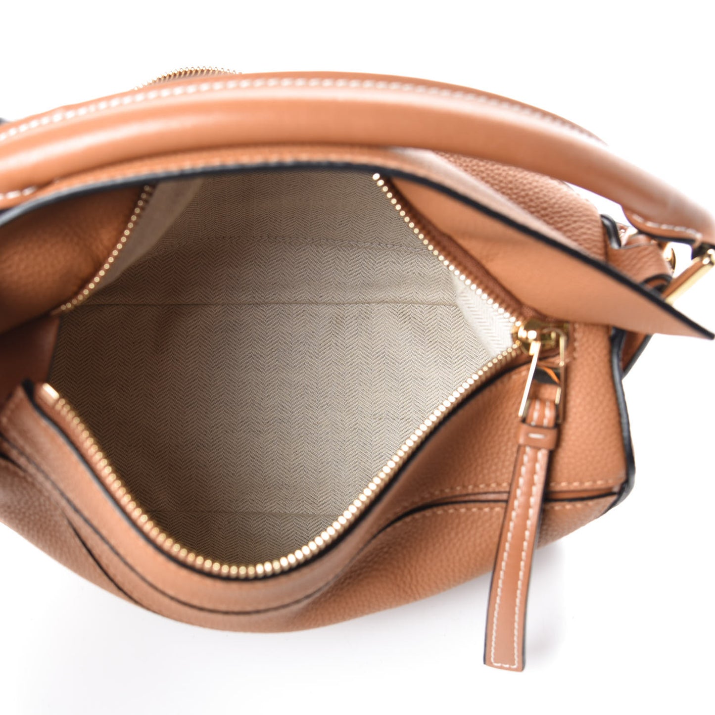 Calfskin Small Puzzle Bag Tan