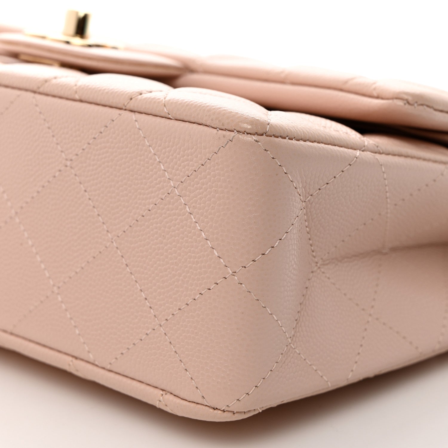 Chanel Caviar Quilted Small Double Flap Light Pink 10 of 10