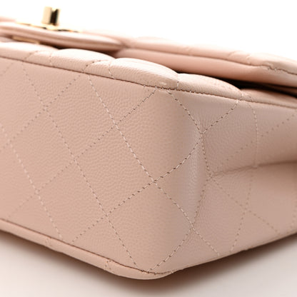 Chanel Caviar Quilted Small Double Flap Light Pink 10 of 10