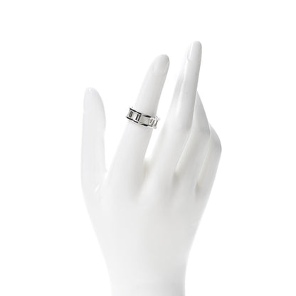 Tiffany 18K White Gold Atlas Open Ring 52 6 2 of 4
