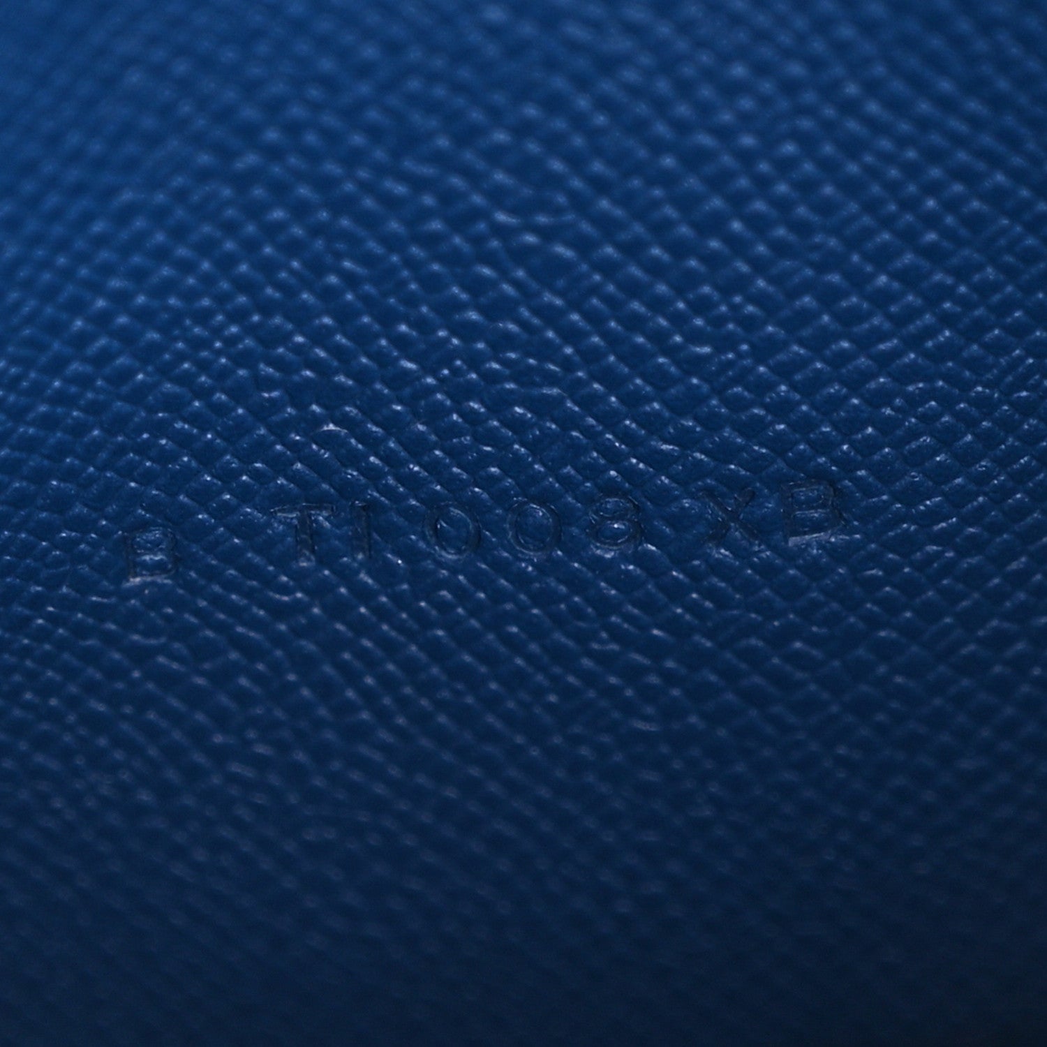 Hermes Grained Monsieur Bearn Gusset Wallet Bleu de Prusse 7 of 8