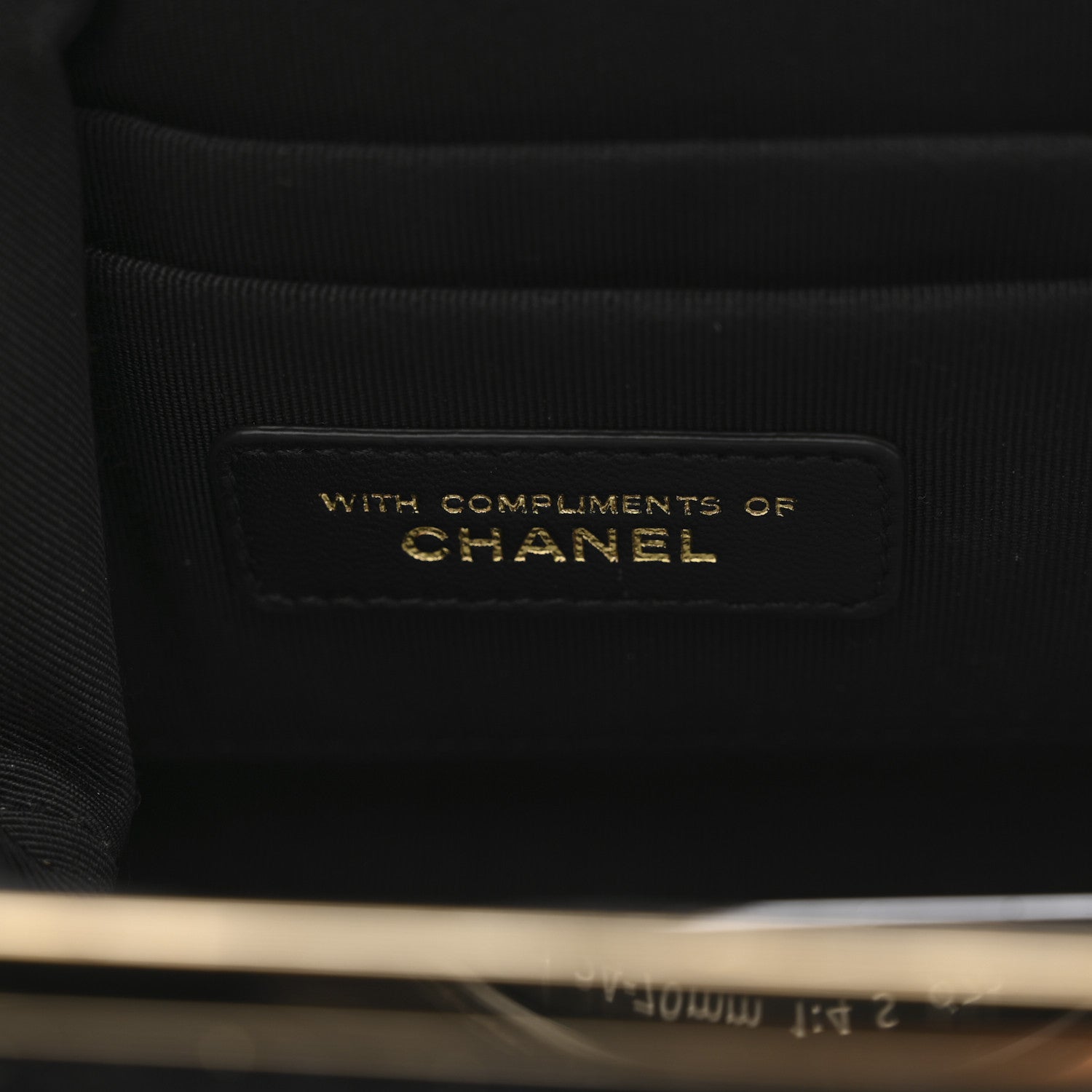 Chanel Tweed Quilted Kiss Lock Clutch Black 8 of 10