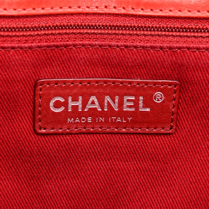 Chanel Calfskin Quilted Medium Natural Beauty Flap Red 6 of 11