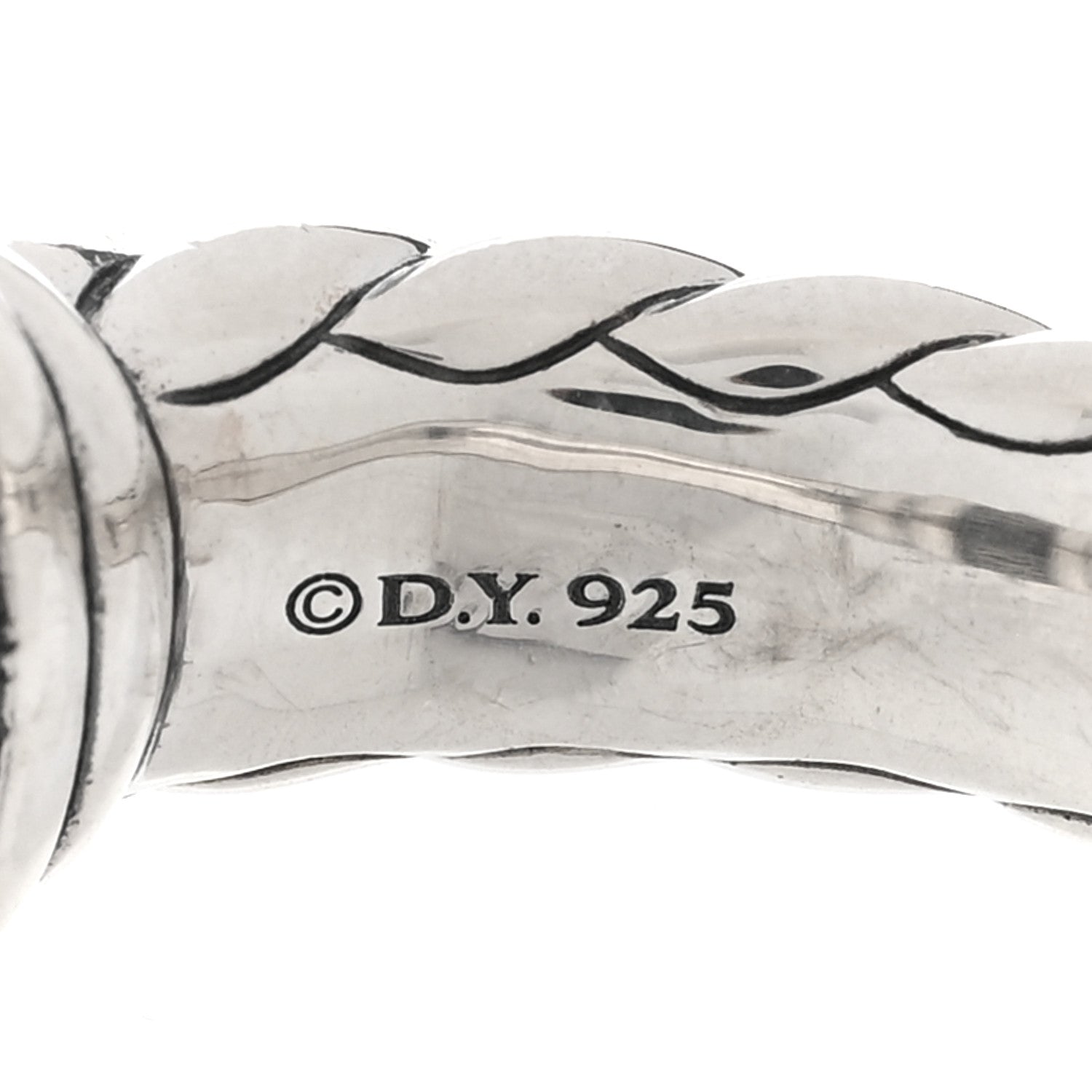 David Yurman Sterling Silver Renaissance Ring 54 7 4 of 5